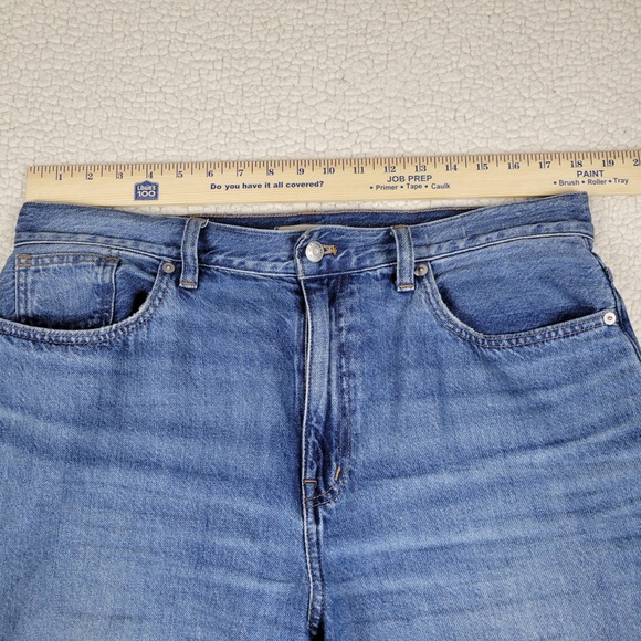 Madewell Superwide Leg Jeans Womens Size 31 Blue High Rise Wide Leg Denim Pants - Picture 3 of 13